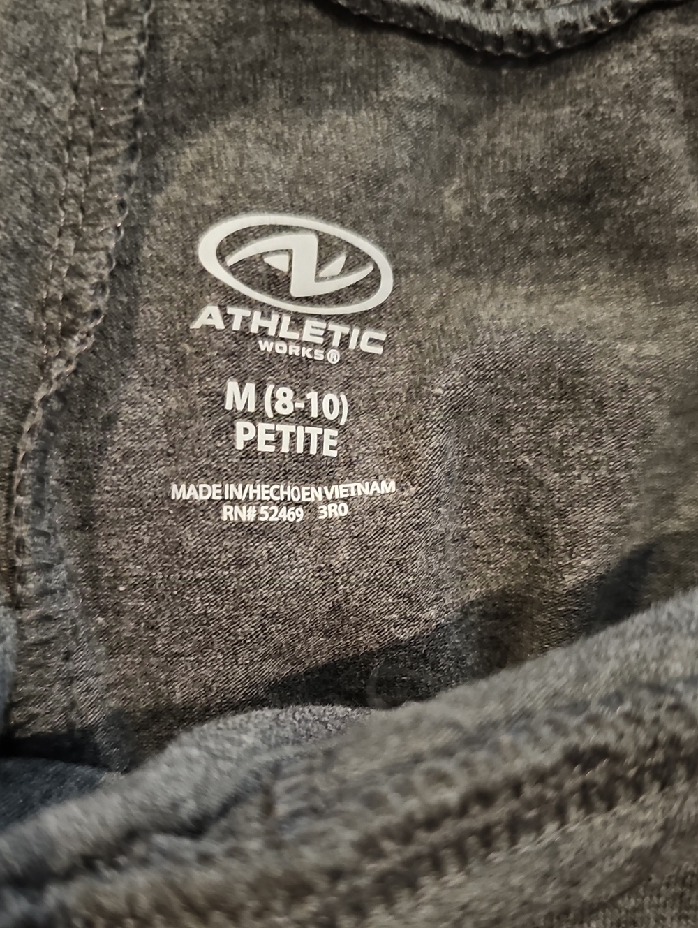 Athletic Works Relaxed Fit Yoga Pant Dri-More Core Gray Medium Petite New - Picture 9 of 9